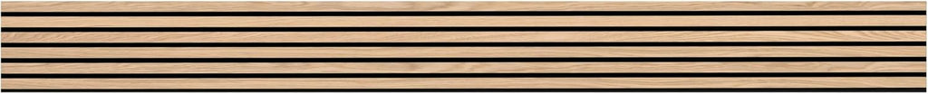 MSI 4-Pack Acoustic Wood Slat Wall Panels for Interior Decor, 3D Fluted Sound Absorbing Wood Paneling for Accent Wall Ceiling Kitchen Living Room Bedroom, Eco-Friendly MDF - 9.5 in. x 94.5 in. Natural