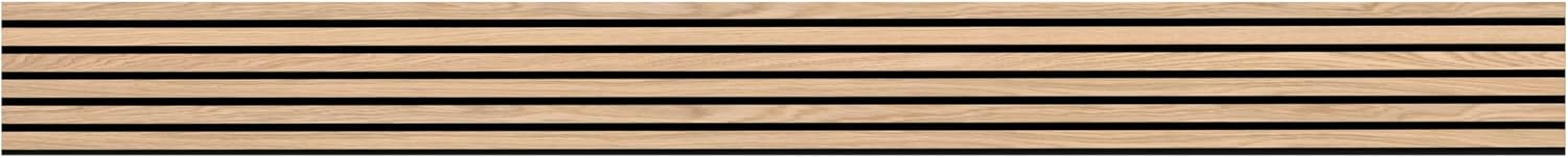 MSI 4-Pack Acoustic Wood Slat Wall Panels for Interior Decor, 3D Fluted Sound Absorbing Wood Paneling for Accent Wall Ceiling Kitchen Living Room Bedroom, Eco-Friendly MDF - 9.5 in. x 94.5 in. Natural