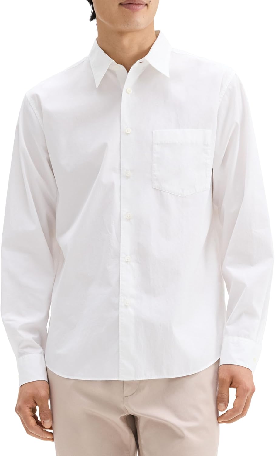 Theory Men's Weekend Shirt in Fluid Cotton