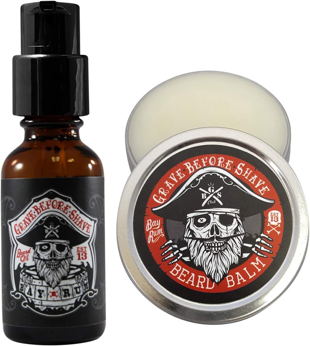 Grave Before Shave Travel Beard Pack (Bay Rum Scent)