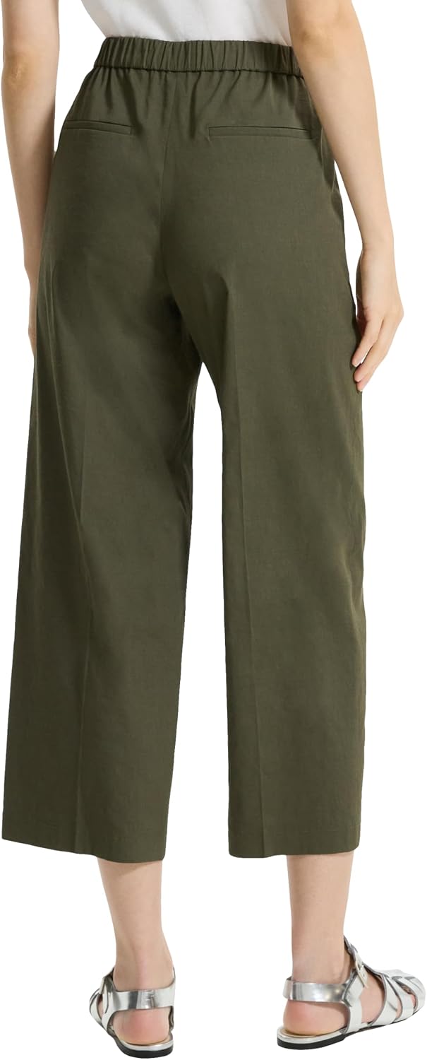 Theory Women's Relaxed Straight Pull on Pant