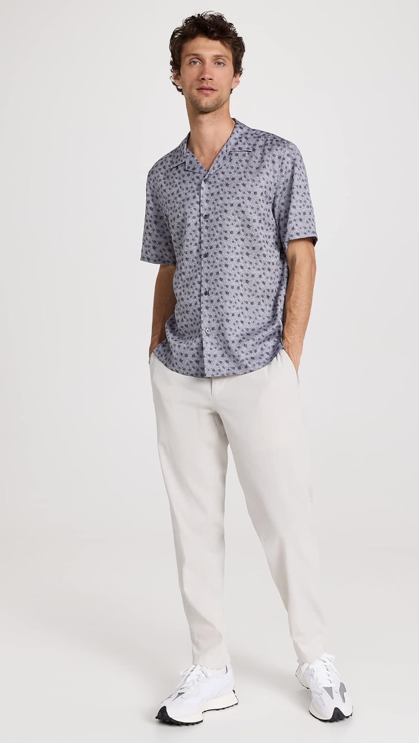 Theory Men's Curtis Drawstring Pant in Crunch Linen