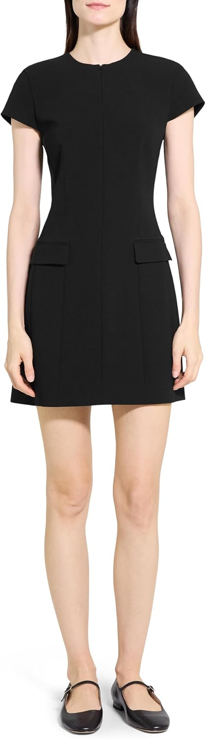 Theory Women's Tailor Zip Mini Dress