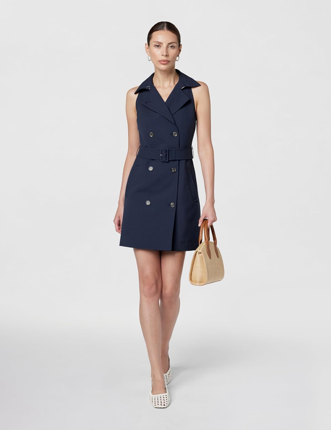 Theory Women's Halter Trench Dress