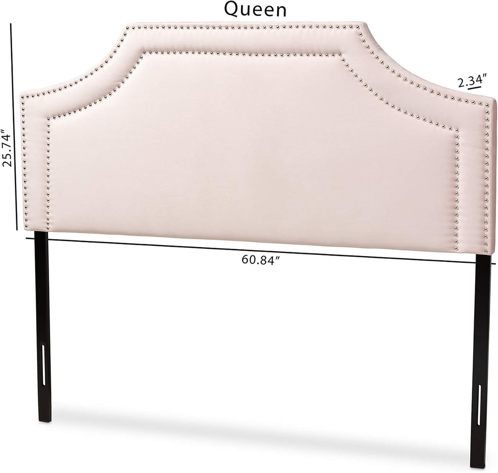 Baxton Studio Headboards, Queen, Light Pink