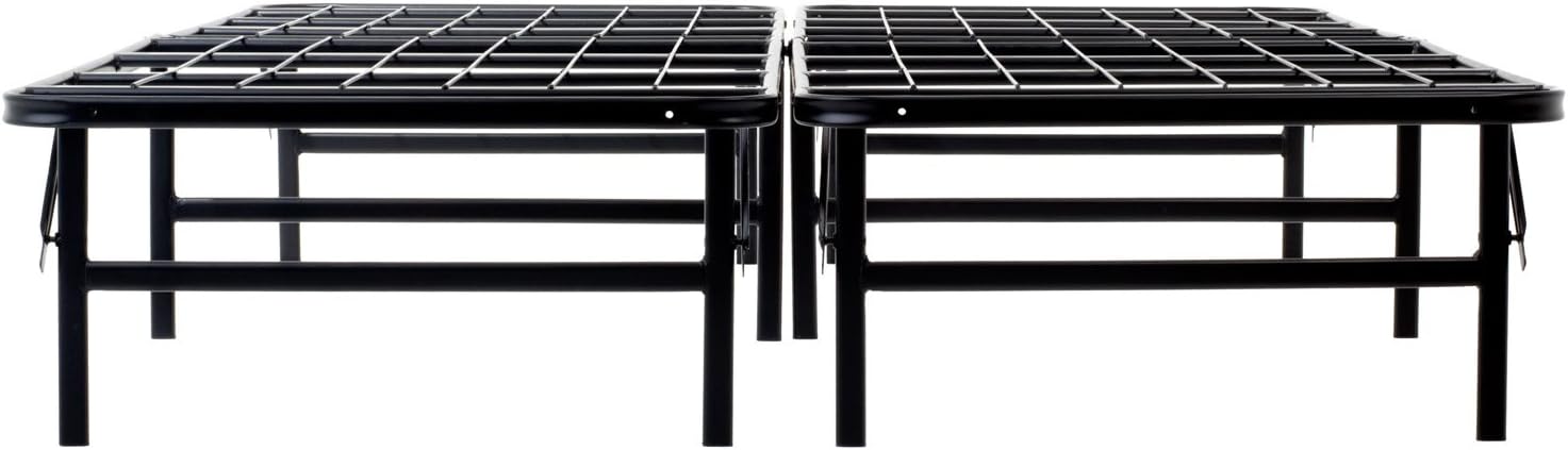 STRUCTURES Foldable Bed Base - Platform Bed Frame and Box Spring in One - Strong and Sturdy Support - Quiet Noise Free - Quick, Easy Setup - Twin XL