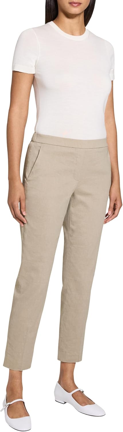 Theory Women's Treeca Pull On, Soft Taupe, 6