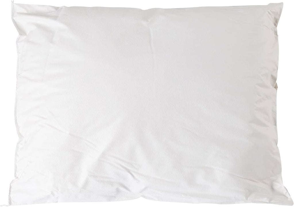 McKesson Medical Pillow [12 Count] Reusable Hospital Bed Pillows, Vinyl Cover, Fluid Moisture and Stain-Resistant, White, 20 in x 26 in