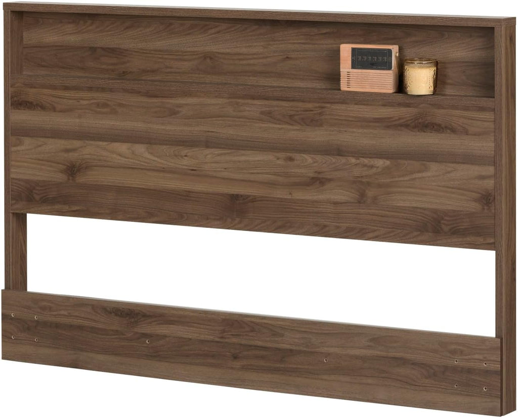 South Shore Holland Headboard (54/60''), Full/Queen, Natural Walnut