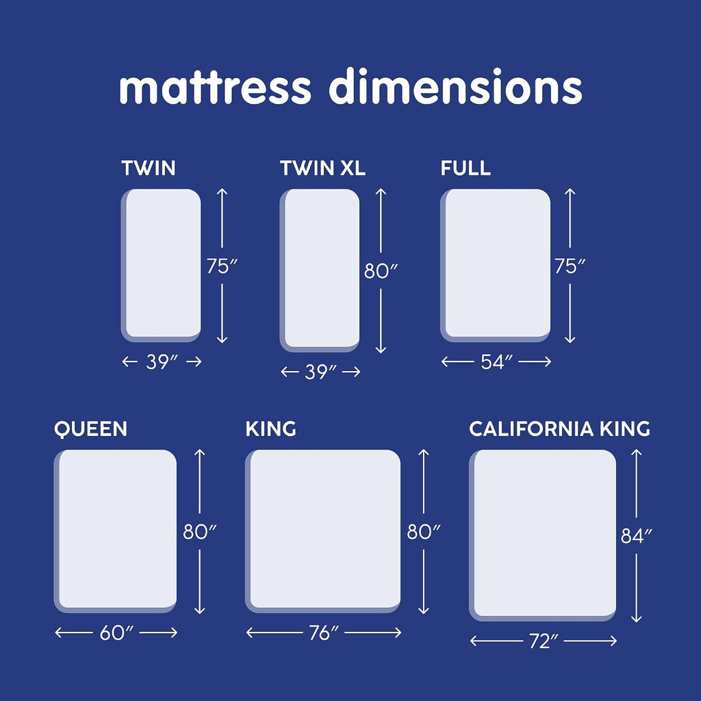 Vibe Gel Memory Foam Mattress, 12-Inch CertiPUR-US Certified Bed-in-a-Box, Twin, White