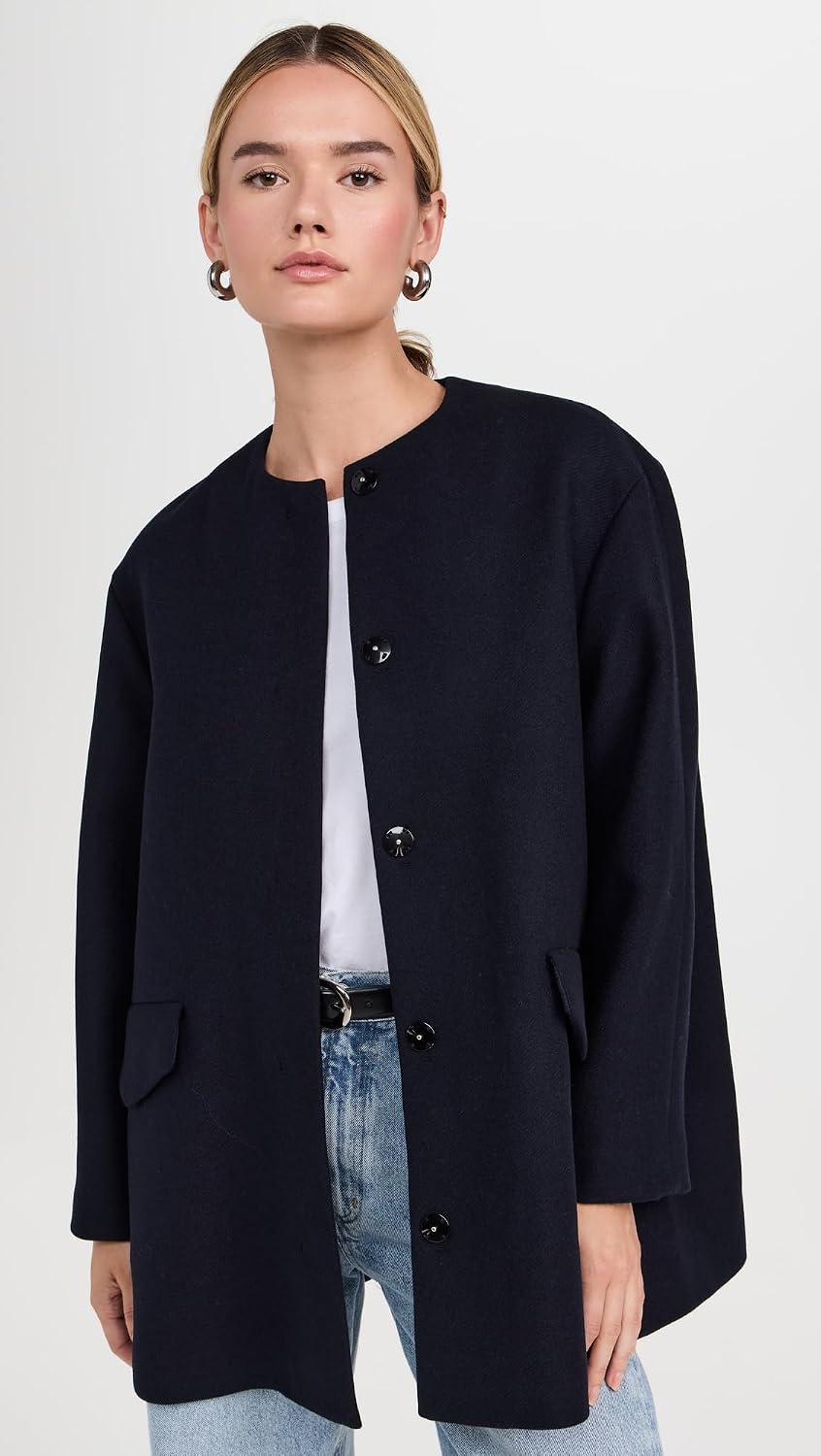 Theory Women's Cape Back Coat