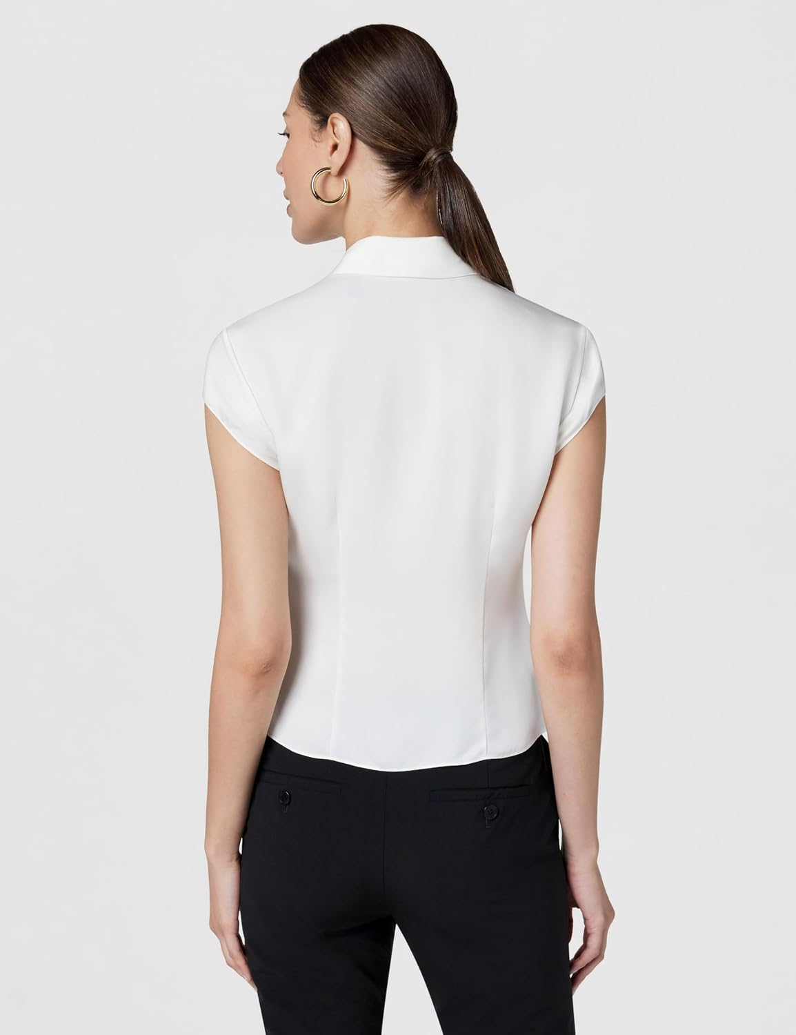 Theory Women's Cap Sleeve Blouse