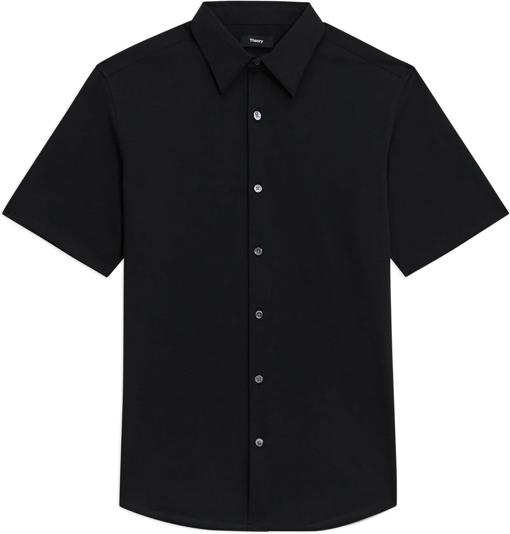 Theory Men's Irving Short Sleeve in Structure Knit
