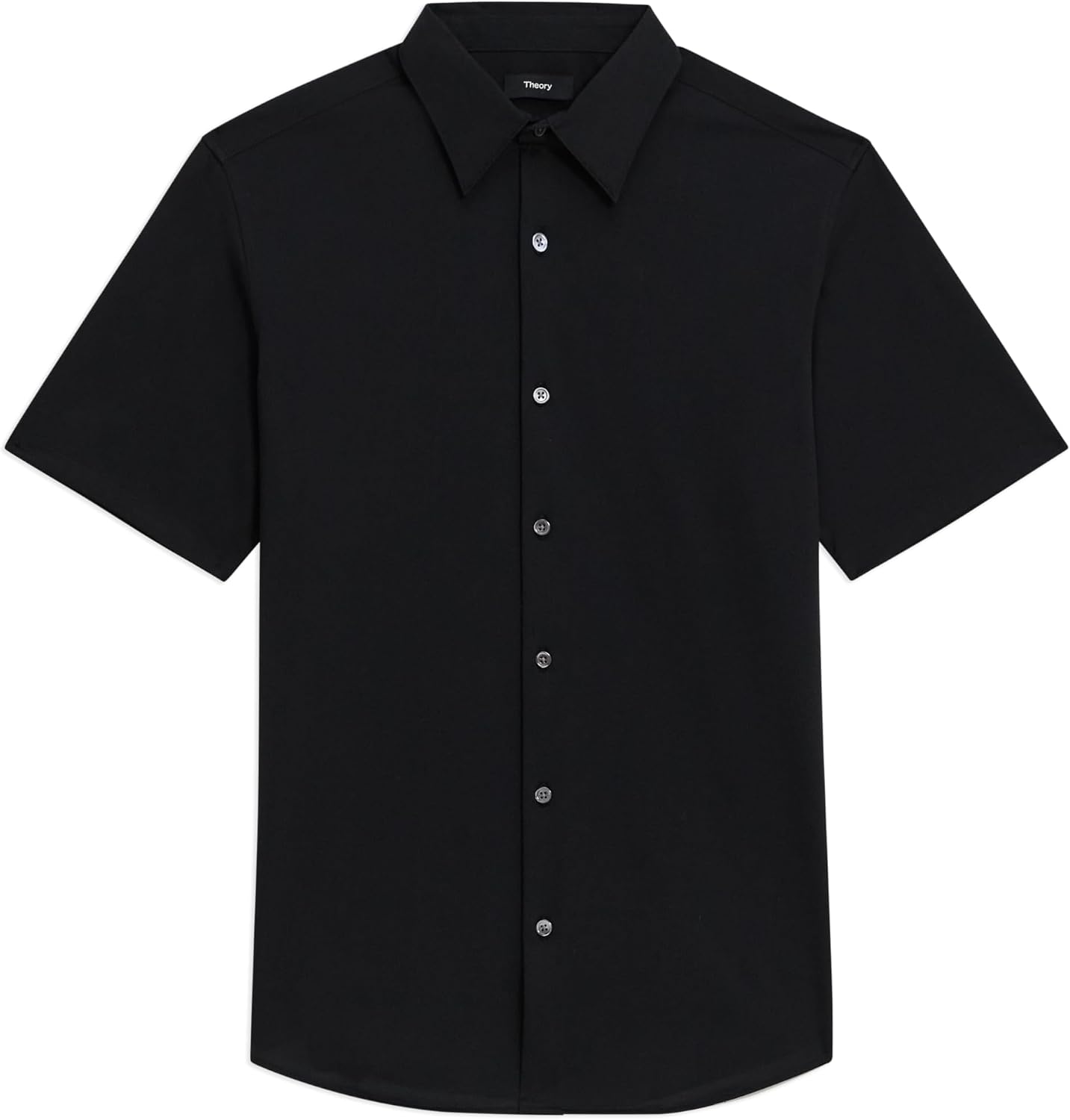 Theory Men's Irving Short Sleeve in Structure Knit