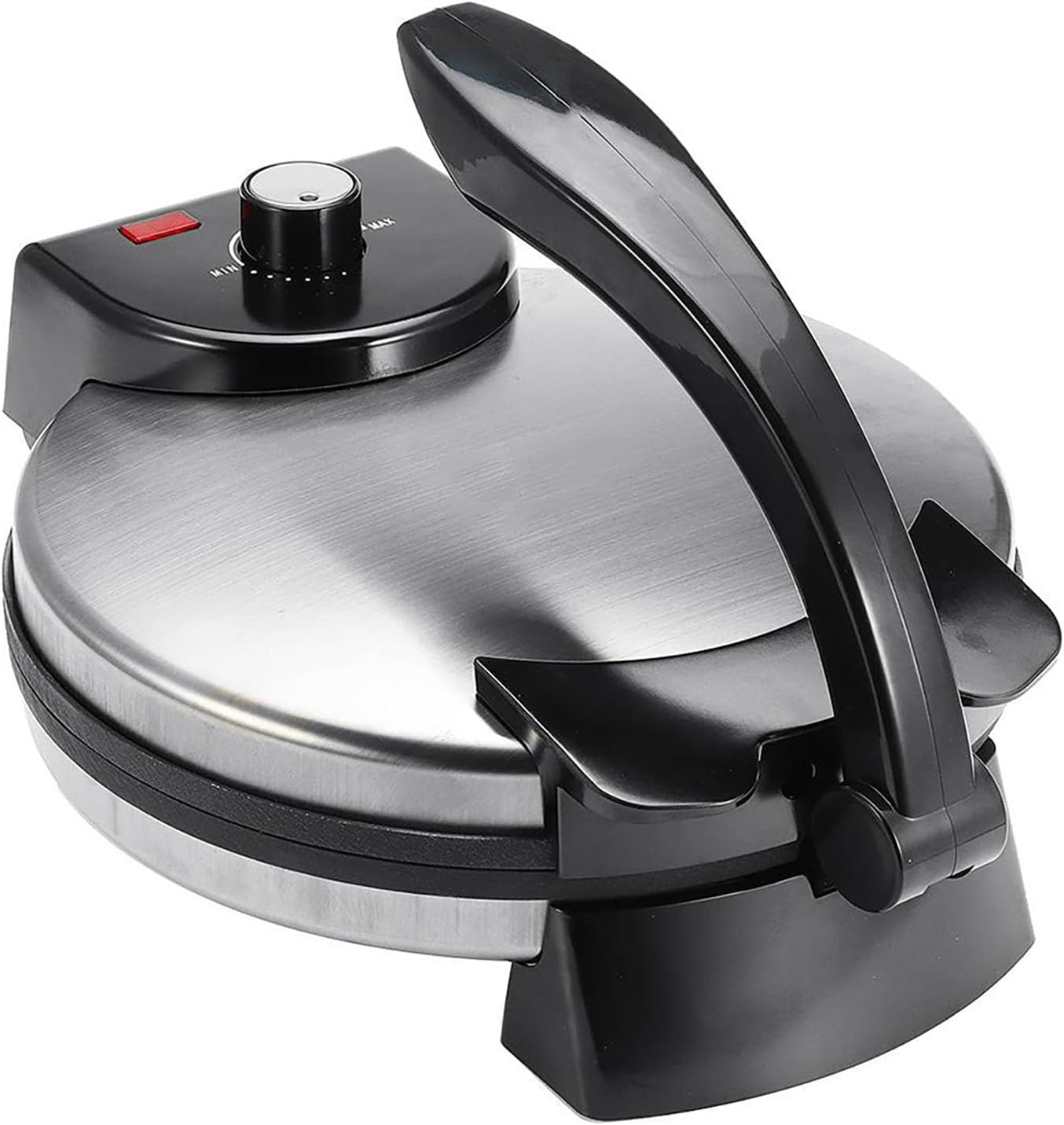 Roti Maker Machine, Electric Tortilla Machine, with Dual Surface Heating, Non Stick Plates, Adjustable Temperature, for Pancakes, Pizza, Quesadillas