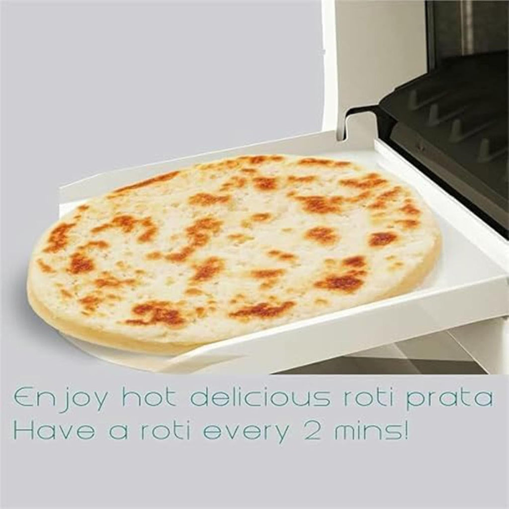 Fully Automatic Roti Maker with Touchscreen - One-Click 20-Piece Batch for Roti, Chapati, Tortilla & Pancake - Adjustable Thickness