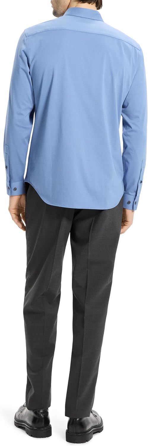 Theory Men's Sylvain Shirt in Structure Knit