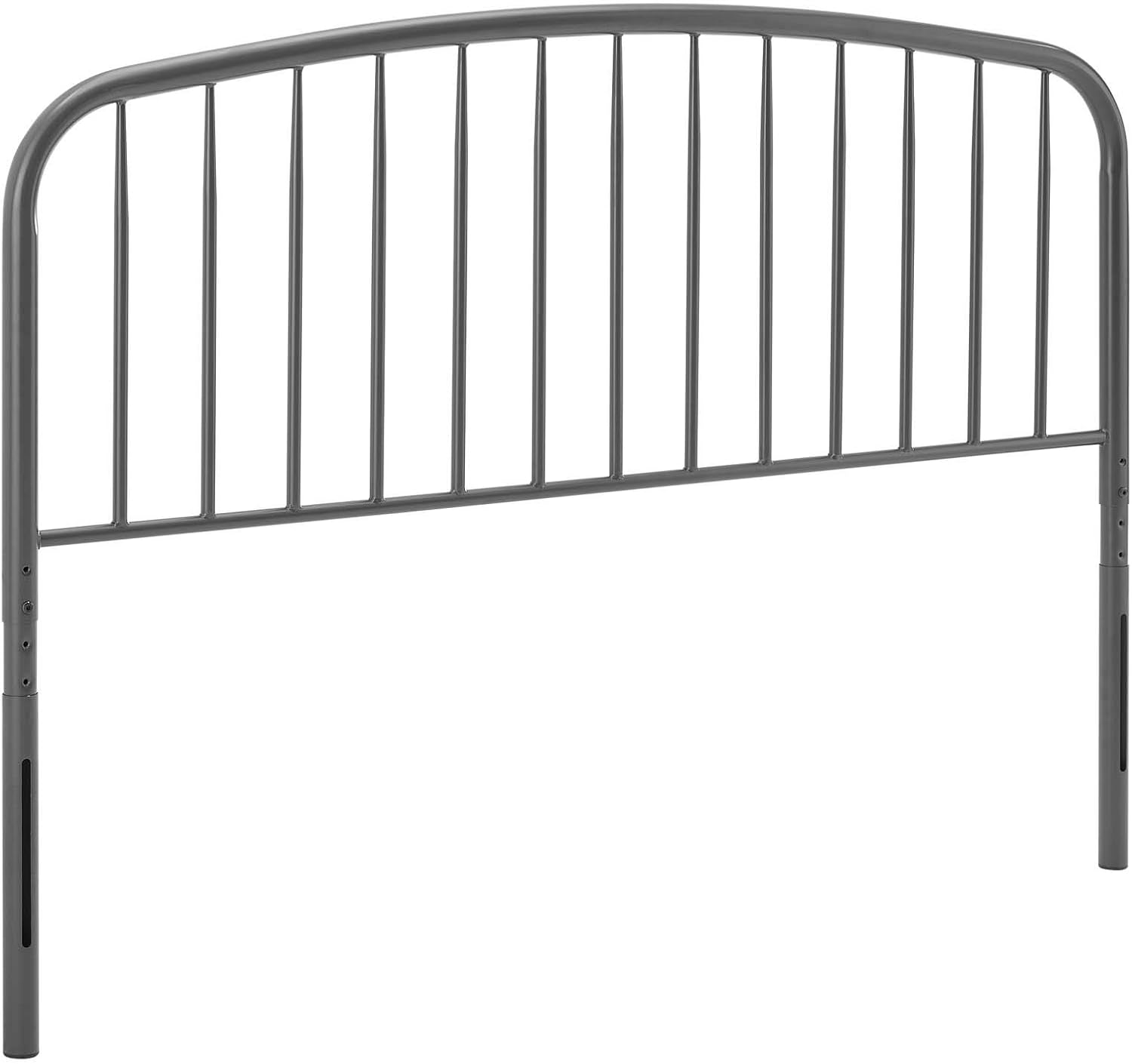 Modway MOD-6150-GRY Nova Queen Metal Headboard, Gray