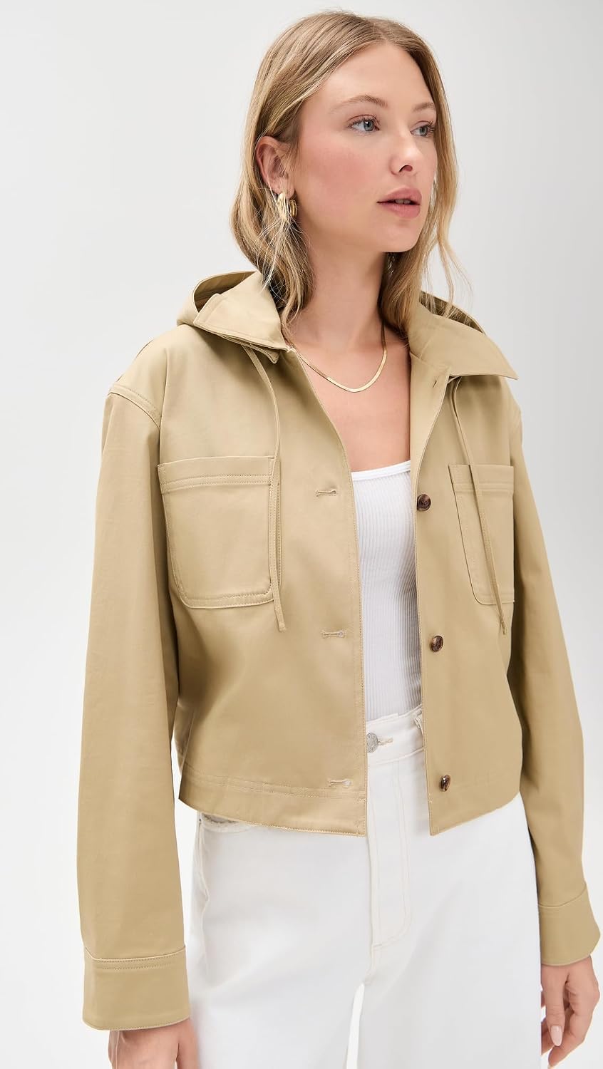 Theory Women's Hood Crop Jacket