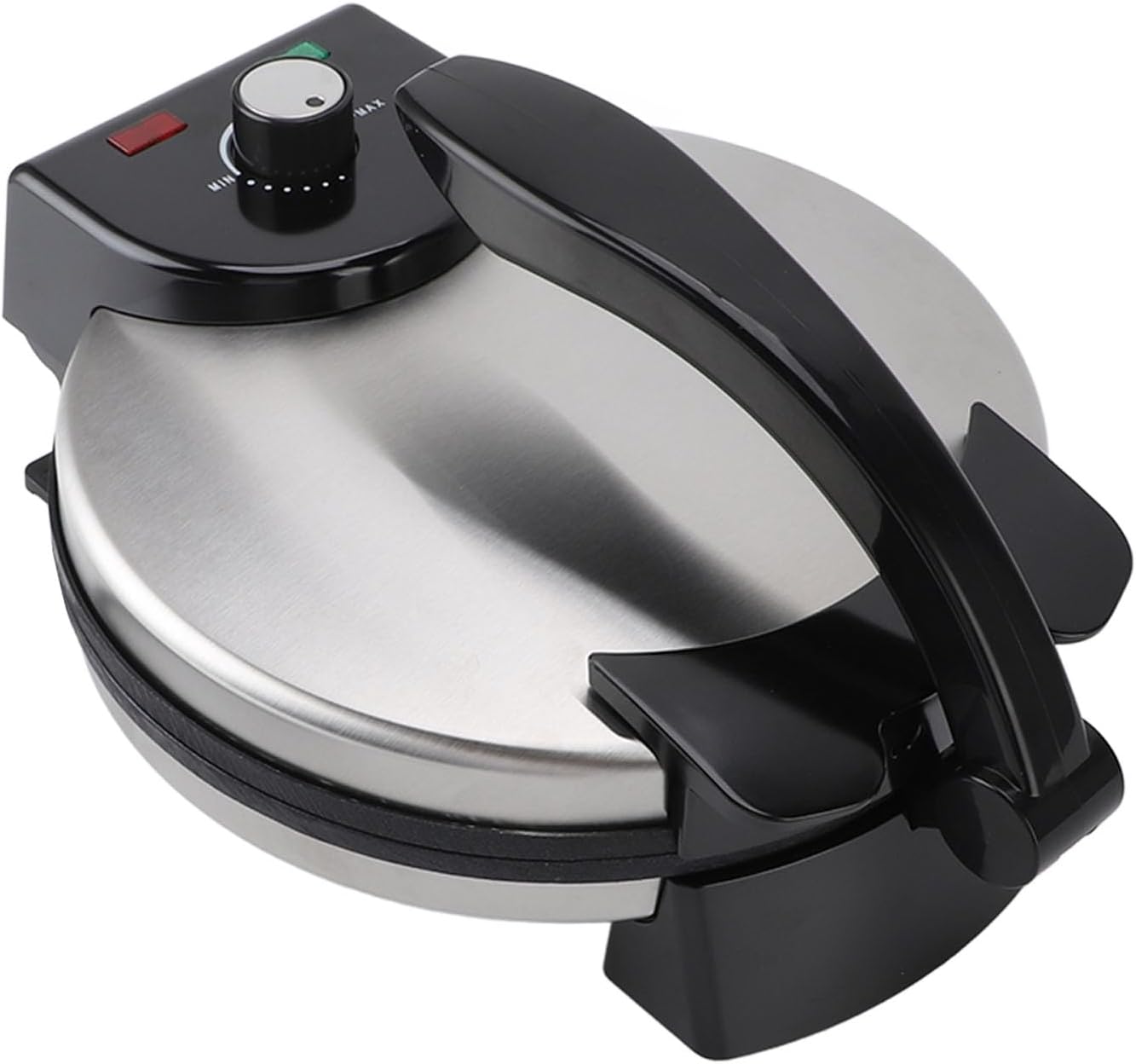 Asixxsix Roti Maker, 1100W 10inch Multipurpose Tortilla Press, Adjustable Temperature Control Non Stick Electric Tortilla Maker to Make Indian Chapati, Tortilla, Roti, Quesadilla