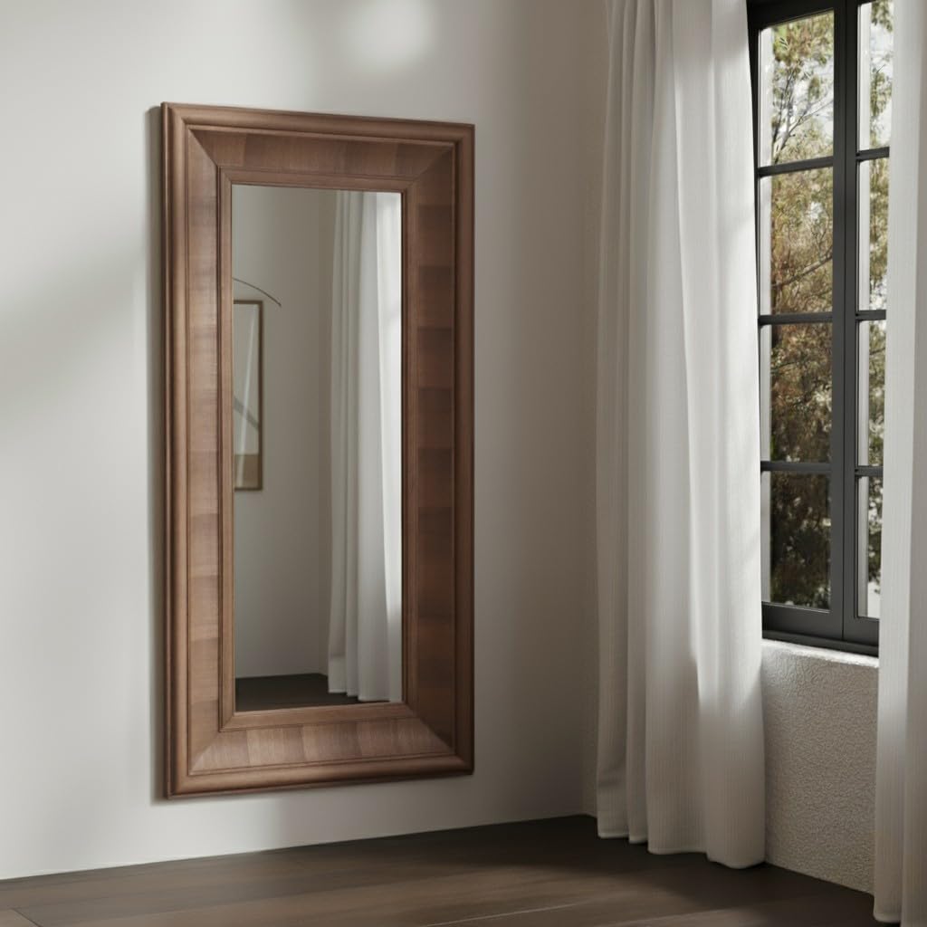 SAFAVIEH Couture Collection - Kaya Black Wood Rectangle Mirror