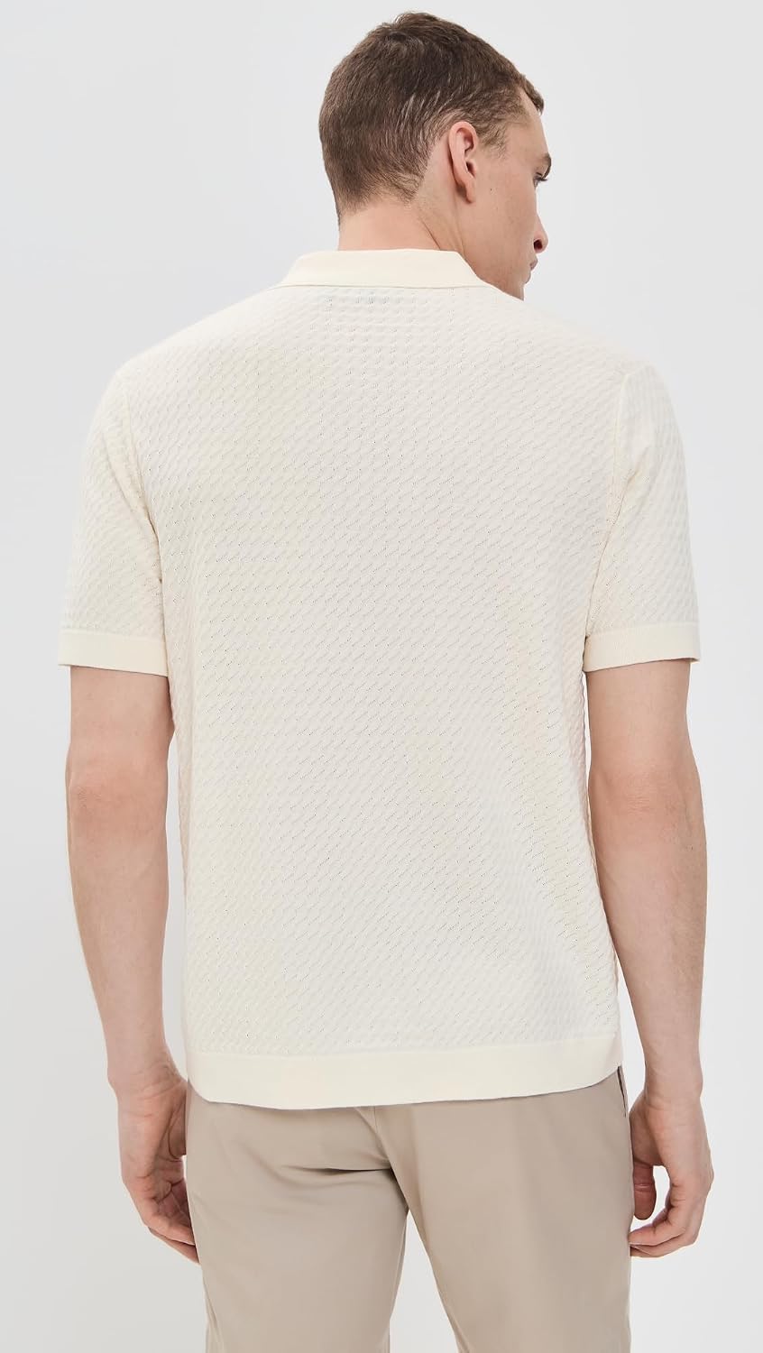 Theory Men's Cairn Short Sleeve Shirt in Cotton