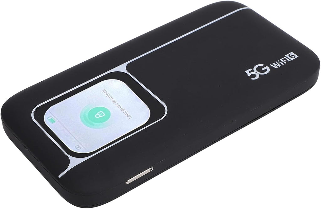 5G Portable Wi Fi Hotspot for Travel, 2.77Gbps Double Band Wi Fi Mobile Hotspot Router, 7100mAh Mobile Travel Router with 1T4R 5G Antenna