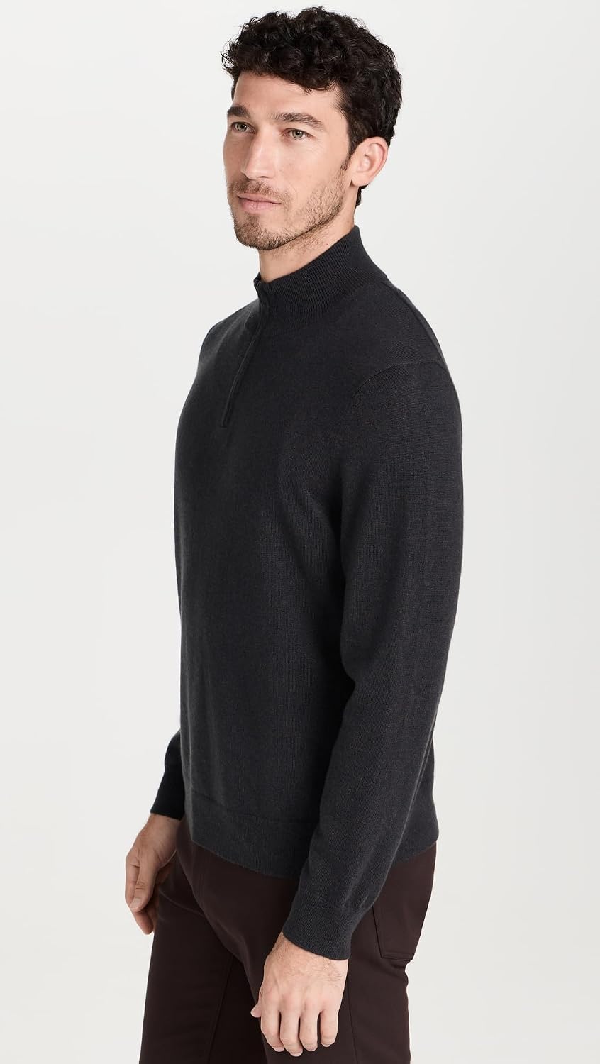 Theory Men's Hilles Cashmere Quarter Zip Sweater