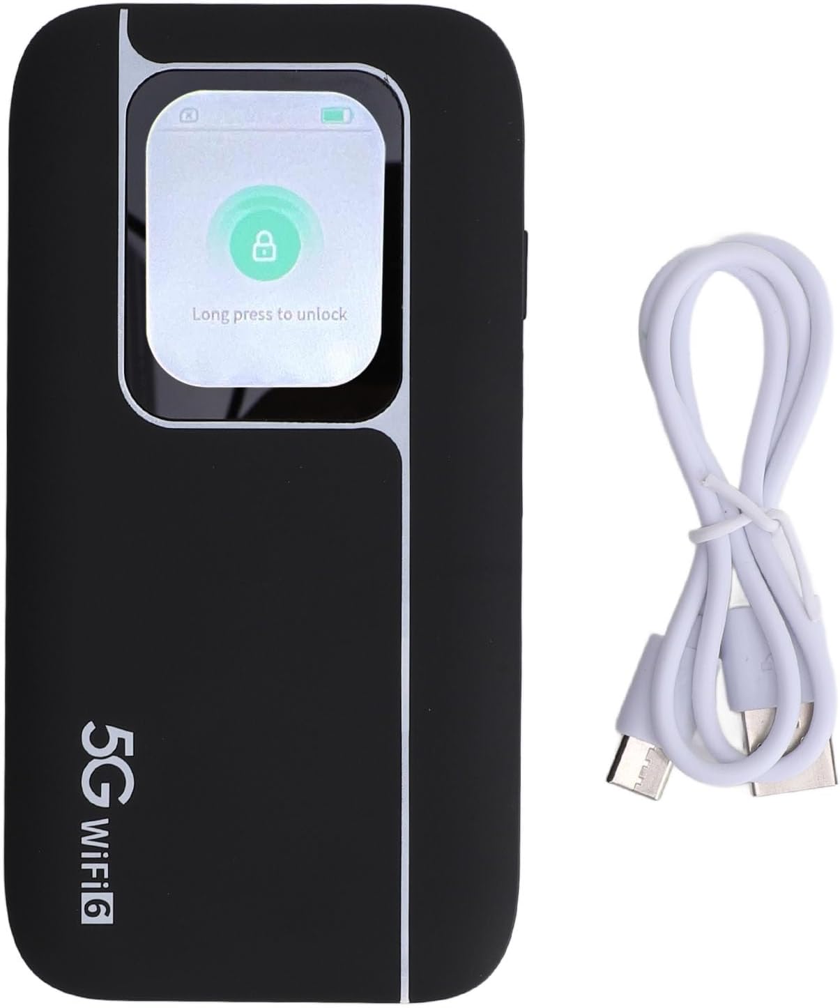 5G Network Mobile Hotspot, 3G 4G 5G Network 6 Mobile Hotspot Router with SIM Card Slot, Up to 16 Connected Devices, 5G Cellular Network Mobile Router for Travel, 7100mAh