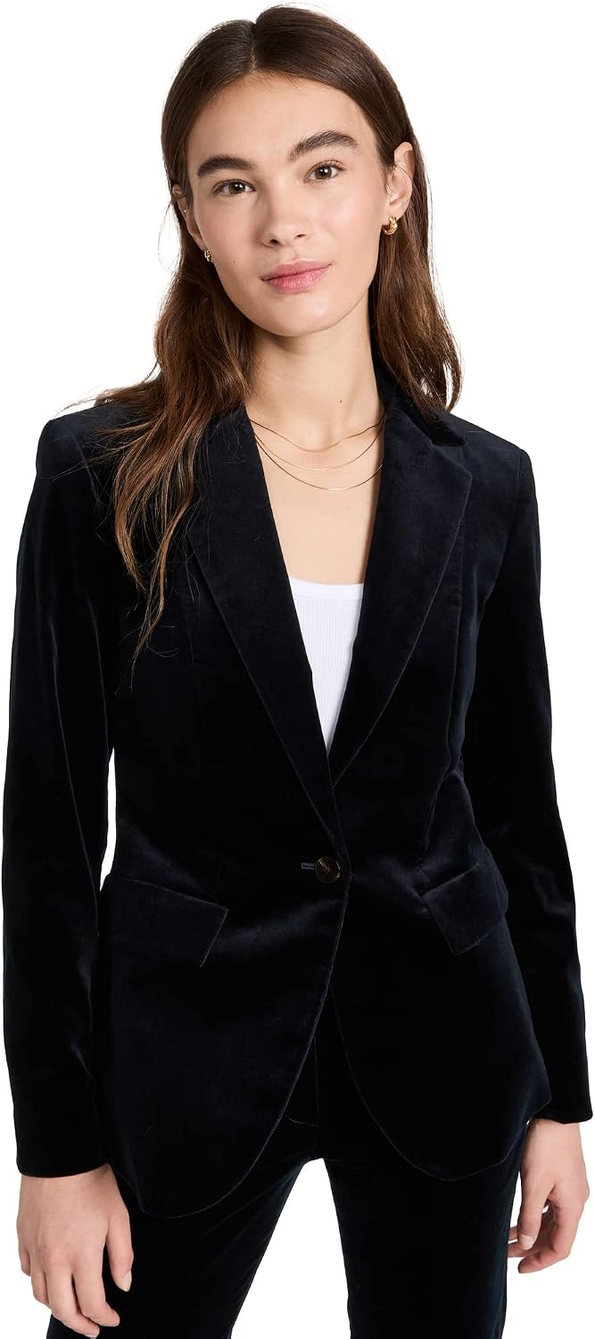 Theory Women's Velvet Riding Blazer