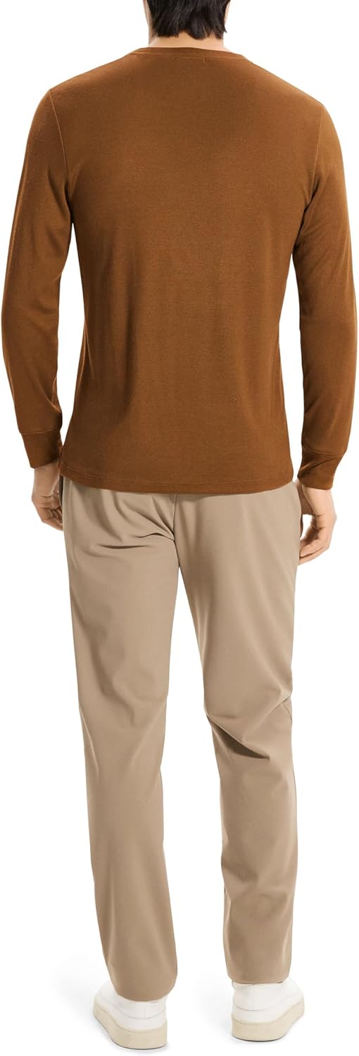 Theory Men's Essential Tee Long Sleeve in Anenome