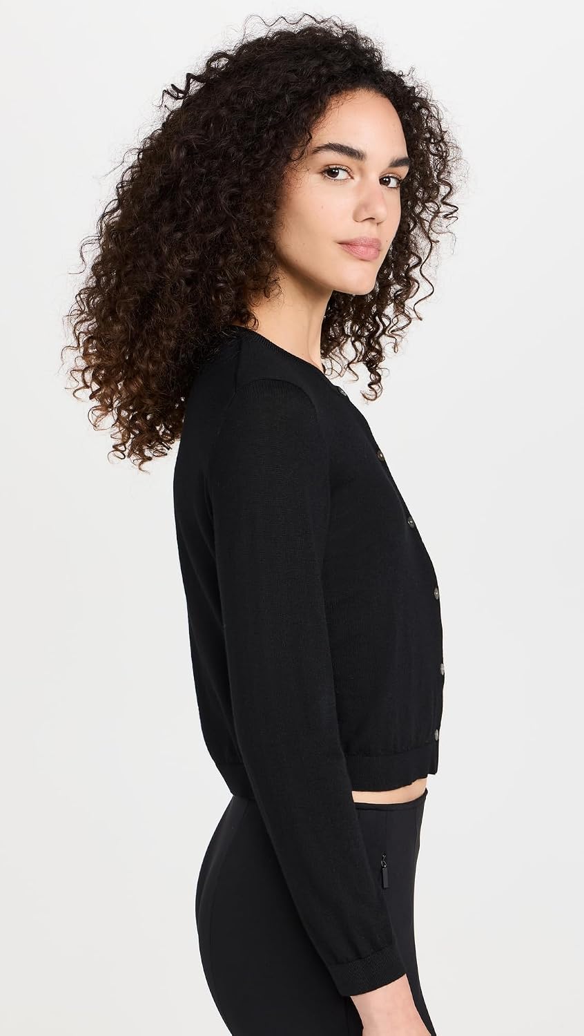 Theory Women's Crop Crew Cardigan