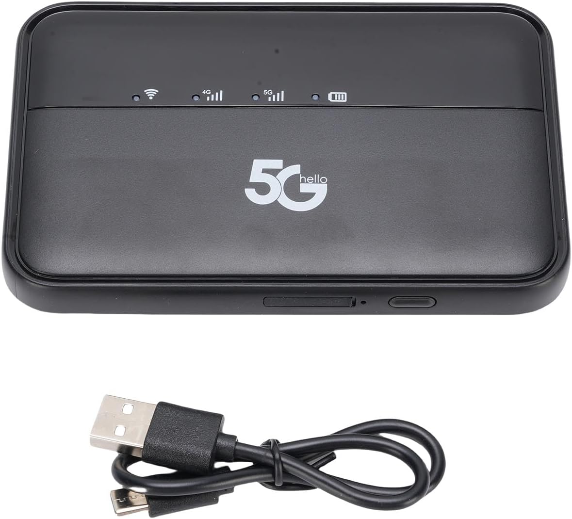 5G Mobile Hotspot, WiFi 6 Portable Router 2.77Gbps Internet with 10000mAh Battery and Nano SIM Card Slot, for Travel and Business