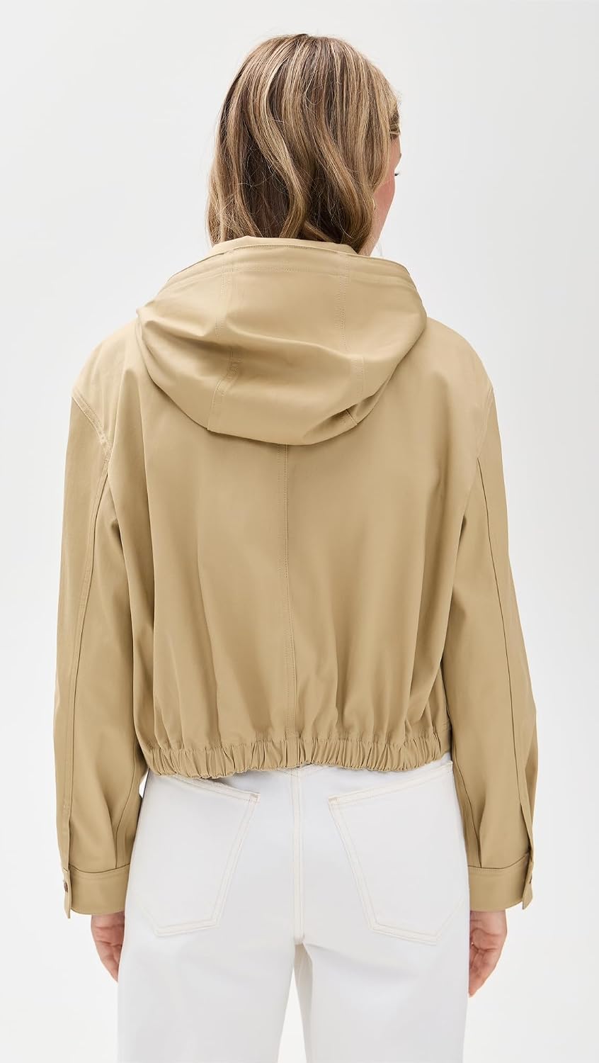 Theory Women's Hood Crop Jacket