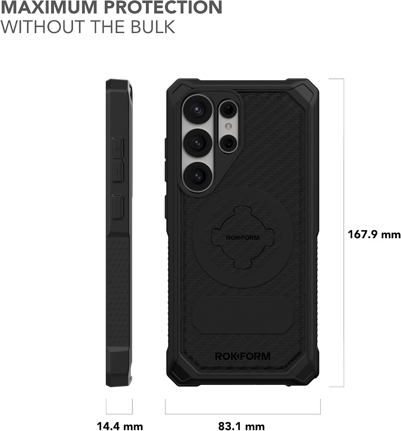 Rokform Galaxy S25 Ultra Rugged Magnetic Case (Pack of 2)