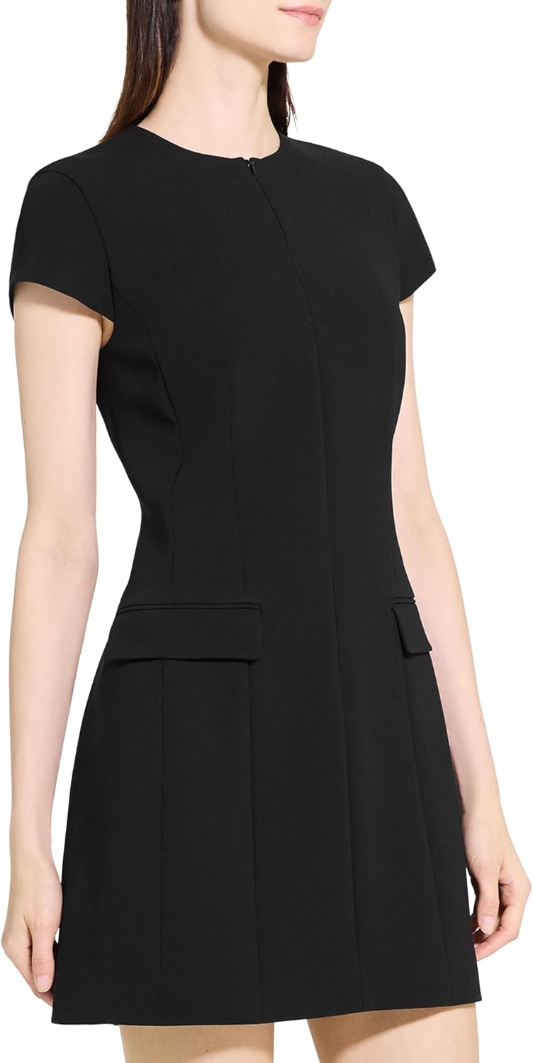 Theory Women's Tailor Zip Mini Dress