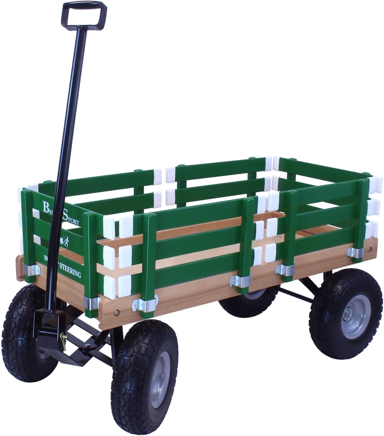 Berlin Flyer Sport Wagon - Model F410 - Amish Made in Ohio, USA - 10' No-Flat Tires (Emerald Green)