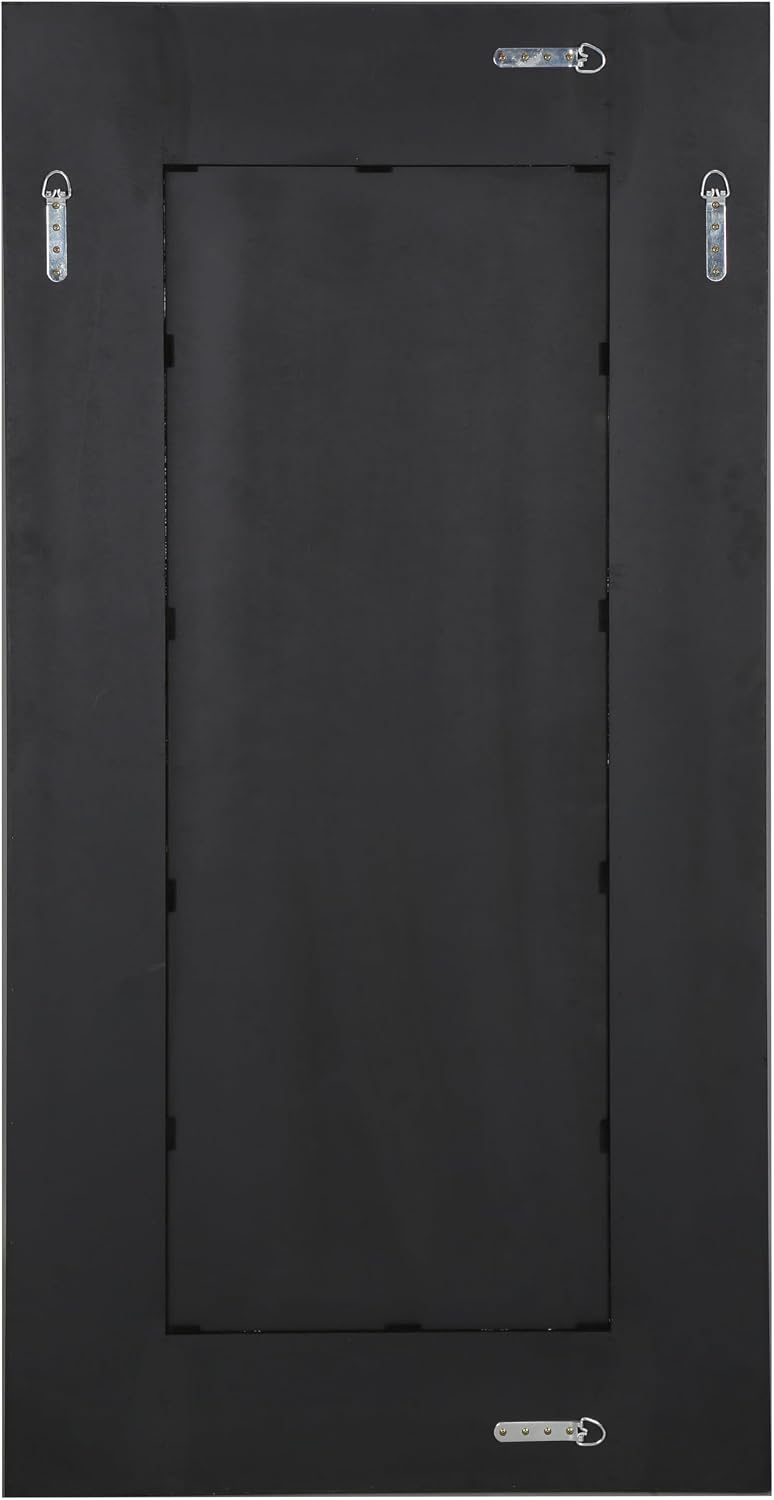 SAFAVIEH Couture Collection - Kaya Black Wood Rectangle Mirror