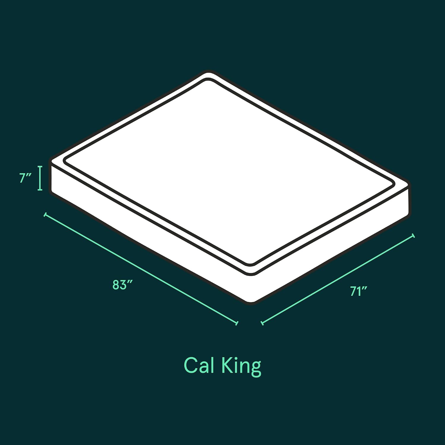 Tuft & Needle Mattress Foundation Box Spring for Cal King Size Beds; Simple Tool-Less Assembly; Durable Wood Construction; Non-Skid Surface; 5-Year Limited Warranty; GREENGUARD Gold Certified