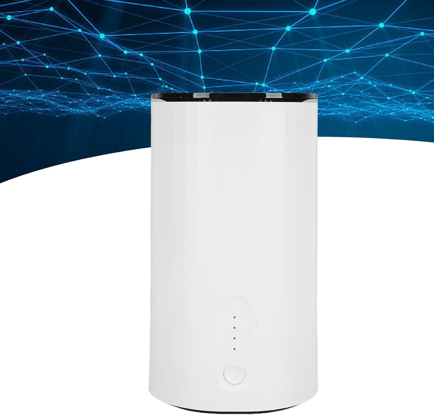 5G CPE Router, 2.4G 5G Dual Band Cordless 5G Router with 2 SIM Card Slots, Support 50 Users, Portable 5G NR NSA SA Cordless Internet Router for Home Office (US Plug)