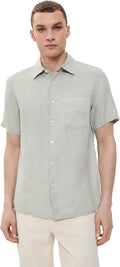 Theory Men's Irving Relaxed Linen Short Sleeve Shirt