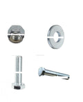 New Metric Grade 10.9/8 Bolt NUT & Washer Assortment- KIT COARSE Thread Multi-Purpose Comprehensive Hardware Fastener Assortment Kit Cit00726Riv