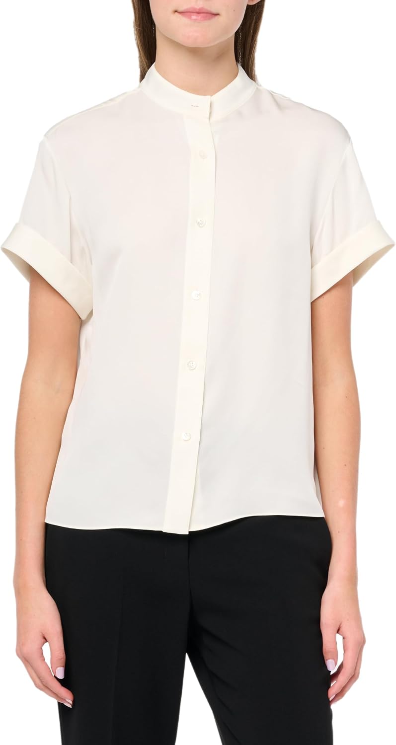 Theory Women's Short Sleeve Military Shirt B