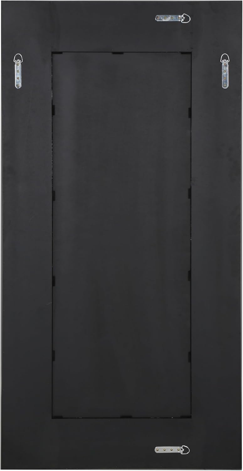 SAFAVIEH Couture Collection - Kaya Black Wood Rectangle Mirror