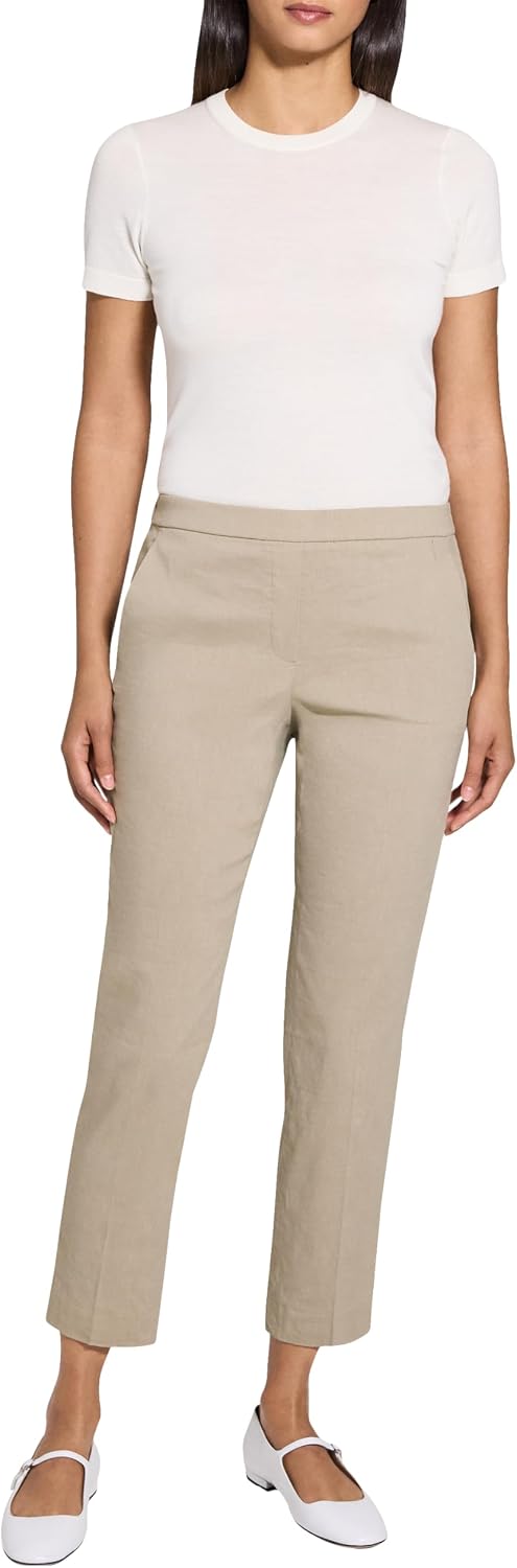 Theory Women's Treeca Pull On, Soft Taupe, 6
