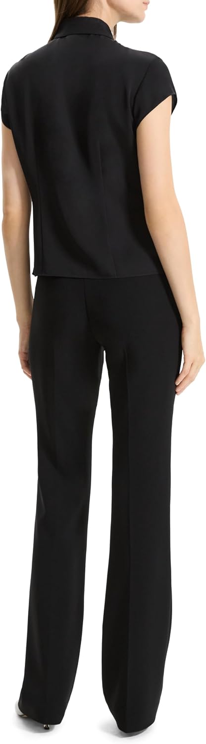 Theory Women's Cap Sleeve Blouse