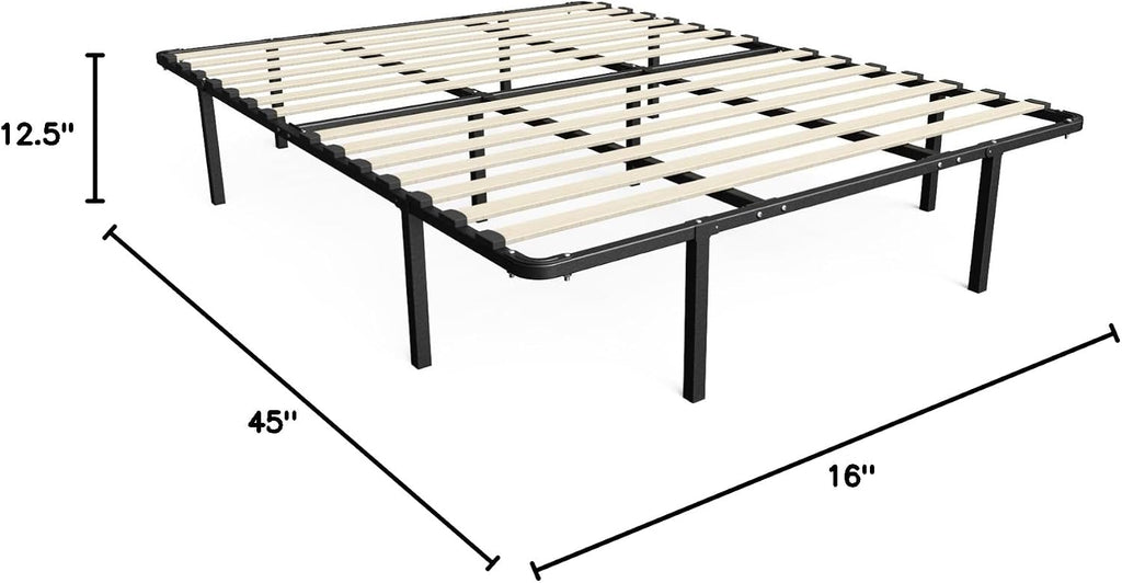 Sleep Master MyEuro Smartbase/Wooden Slats Mattress Foundation, Queen