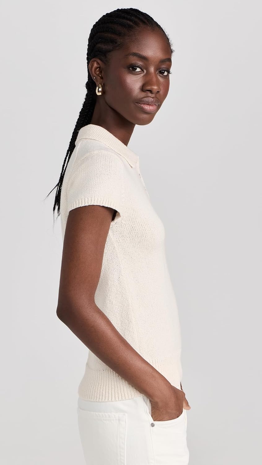 Theory Women's Cap Sleeve Polo