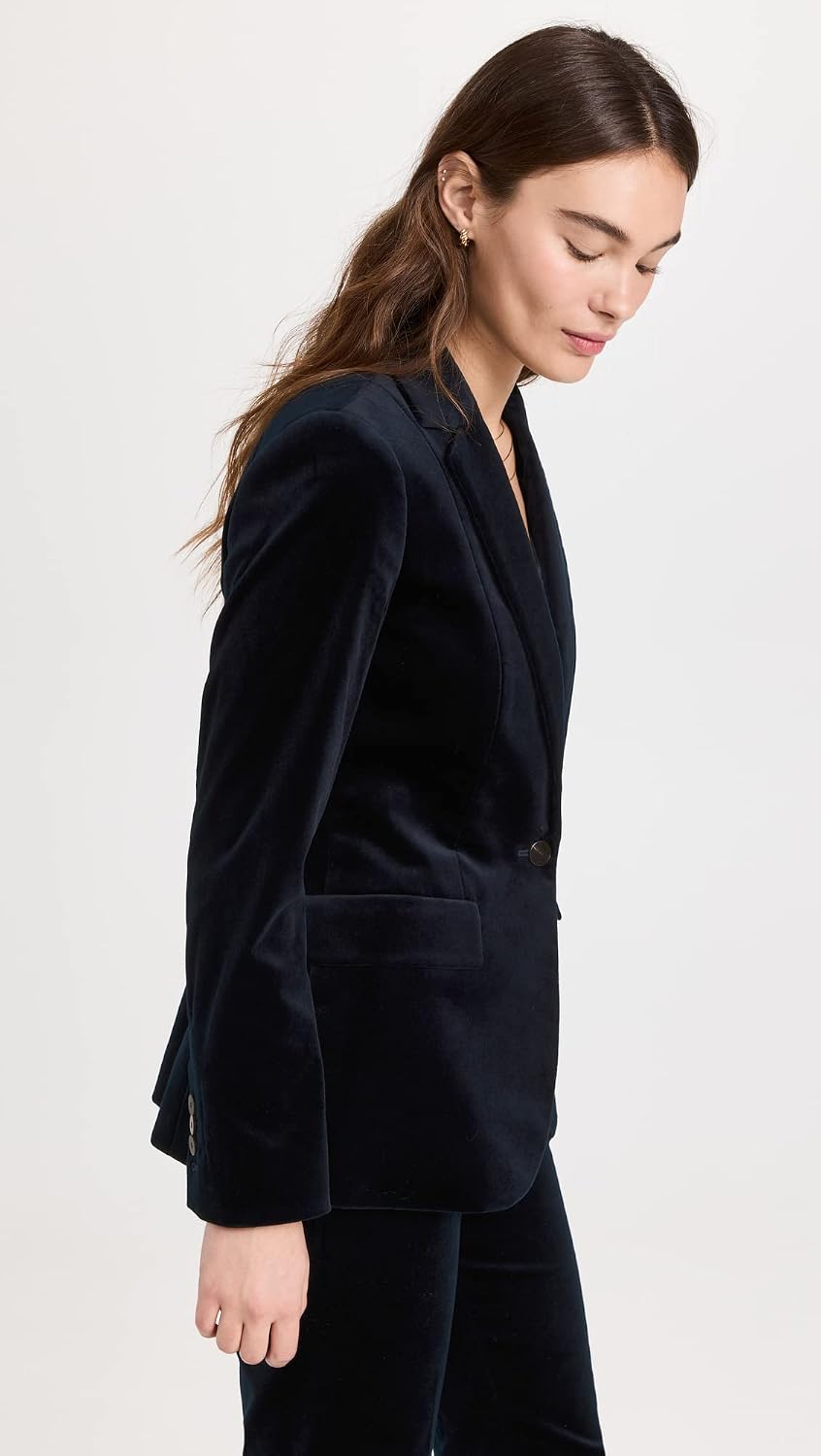 Theory Women's Velvet Riding Blazer