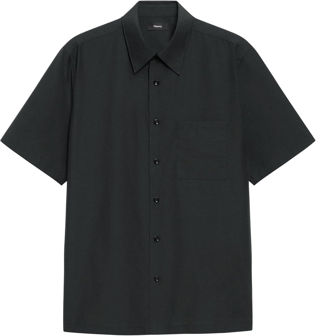 Theory Men's Noll Short Sleeve in Soft Lawn